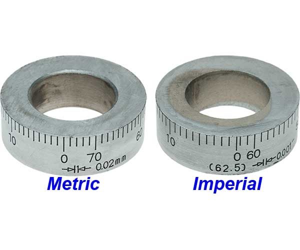 X2-4 Metric and Imperial Micrometer Dials