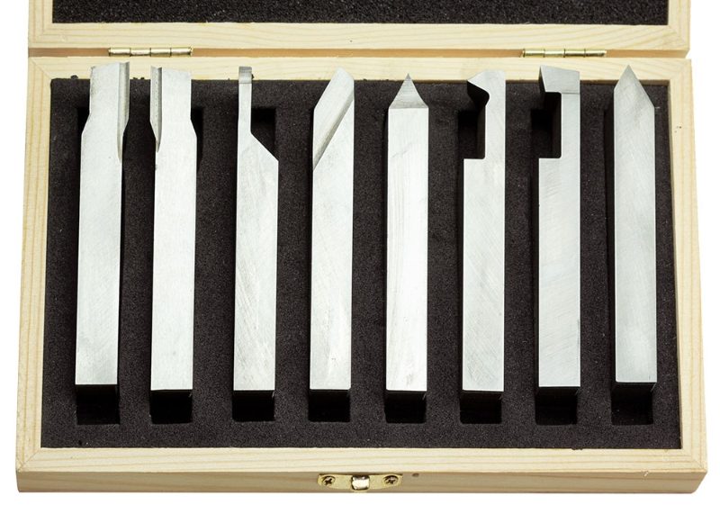 8pc High Speed Steel Turning Tool Sets - 12mm
