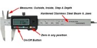 Digital Calipers - 100mm Features