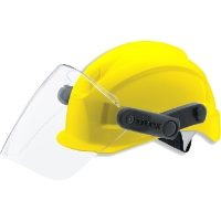uvex pheos BS-W-R Yellow Safety Helmet with Mechanical Visor