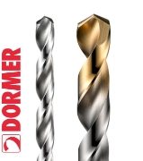 Dormer A002 TiN-Tip Coated HSS Jobber Drills
