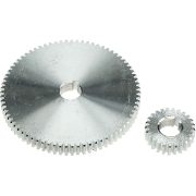 Mini-Lathe 25 Tooth and 75 Tooth Metal Gearwheels