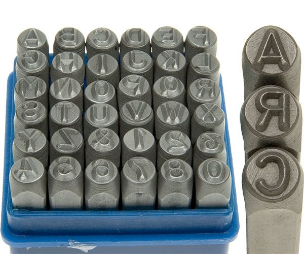 Letter and Number Stamping Sets