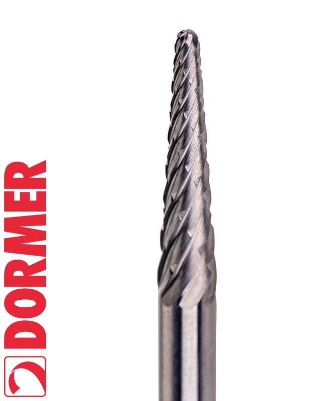 Dormer P521 Carbide Burrs - Ball Nosed Cone