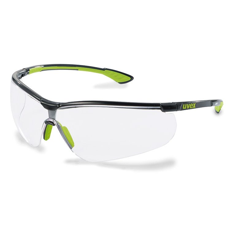 uvex sportstyle Supravision Excellence - Lime/Black Frame - Clear Lens (U9193-265)