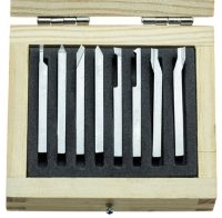 8pc High Speed Steel Turning Tool Sets - 4mm