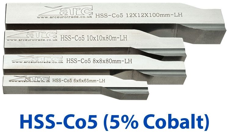 HSS-Co5 Left Hand Knife Turning Tools