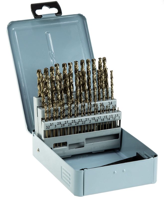 Cobalt steel deals drill bits