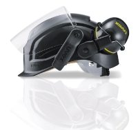 uvex pheos B-S-WR Black Helmet with Magnetic Visor (Earmuffs are an optional accessory sold separately)