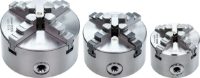 4 Jaw Self-Centring Cast Iron Lathe Chucks - 80mm, 100mm & 125mm