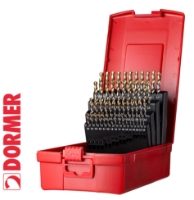 Dormer A095202 51pc HSS TiN Jobber Drill Set 1.0-6.0mm