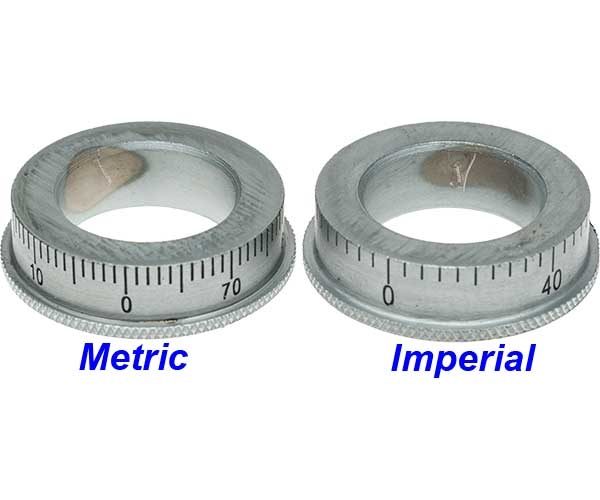 SX1-108 Metric and Imperial Micrometer Dials