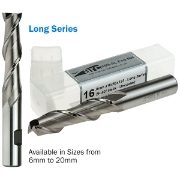 2 Flute HSS-AL End Mill For Aluminium - Long Series - Uncoated