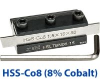 Parting Off Blocks with M42 HSS-Co8 Blade